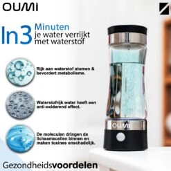 OUMI® Waterstof Generator Drinkfles - Waterfilter - Waterfles - Zuiver En Schoon Drinkwater - Verminderd Vrije Radicalen - Zwart 11 OUMI® Waterstof Generator Drinkfles - Waterfilter - Waterfles - Zuiver En Schoon Drinkwater - Verminderd Vrije Radicalen - Zwart -Waterfles Voor Buiten 1200x1200 298