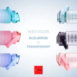 By Bresi - Waterfles 2 Liter MET Sleeve Groen/Paars - Gratis Armband - Waterfles Met Rietje -Drinkfles Met Rietje - Grote Waterfles - Bottle 2 Liter - Sportbidon - Sportfles Fitness - Waterkan - Gallon - Schenkfles - Waterflessen - Drinkbus -Waterfles Voor Buiten 1200x1200 566