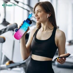 Supplife Motivatie Waterfles - 1 Liter Drinkfles - Waterfles Met Tijdmarkering - Met Rietje - Volwassenen - Kinderen - Blauw Roze - Inclusief Schoonmaakborstel 19 Supplife Motivatie Waterfles - 1 Liter Drinkfles - Waterfles Met Tijdmarkering - Met Rietje - Volwassenen - Kinderen - Blauw Roze - Inclusief Schoonmaakborstel -Waterfles Voor Buiten 1200x1200 647