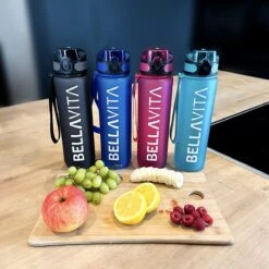 BELLAVITA Drinkfles - Wit / Zwart - Waterfles - Drinkfles Volwassenen - Drinkfles Kinderen - Drinkfles 1 Liter - Fles - 1 Liter - 1000ml - Tritan - Fruitfilter- BPA-vrij - 100% Lekvrij 15 BELLAVITA Drinkfles - Wit / Zwart - Waterfles - Drinkfles Volwassenen - Drinkfles Kinderen - Drinkfles 1 Liter - Fles - 1 Liter - 1000ml - Tritan - Fruitfilter- BPA-vrij - 100% Lekvrij -Waterfles Voor Buiten 1200x1200 650