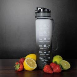 Nimma® Motivatie Waterfles - 1 Liter Drinkfles - Met Tijdmarkeringen En Fruitfilter - Zwart Wit 16 Nimma® Motivatie Waterfles - 1 Liter Drinkfles - Met Tijdmarkeringen En Fruitfilter - Zwart Wit -Waterfles Voor Buiten 1200x1200 660