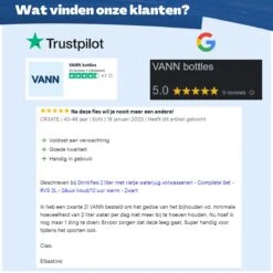 Waterfles 500 Ml Met Rietje Multifunctioneel - Drinkfles Volwassenen - RVS Inclusief 3 Doppen - 24uur Koud/12 Uur Warm - Zwart -Waterfles Voor Buiten 1200x1200 707