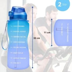 FLOOQ Motivatie Waterfles Zwart - 2 Liter Drinkfles - BPA Vrij - Waterfles Met Tijdsmarkering 14 FLOOQ Motivatie Waterfles Zwart - 2 Liter Drinkfles - BPA Vrij - Waterfles Met Tijdsmarkering -Waterfles Voor Buiten 1200x1200 749