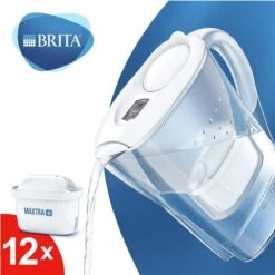 BRITA - Waterfilterkan Marella Cool - Wit - 2,4L + 12 MAXTRA+ Waterfilterpatronen -Waterfles Voor Buiten 1200x1200 885