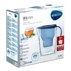 BRITA - Waterfilterkan Marella Cool - Blauw - 2,4L + 3 MAXTRA+ Waterfilterpatronen -Waterfles Voor Buiten 1200x1200 916