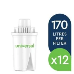 Aqua Optima Waterfilter 12-pack Universal (Brita Classic Vervangingsfilters) -Waterfles Voor Buiten 1200x1200 990