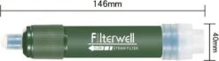 Merkloos Fllterwell Waterfilter - Survival - Zuiver & Schoon Drinkwater - Lichtgewicht - Water Filter - Outdoor - Hiking & Wandelen -Waterfles Voor Buiten 1200x337