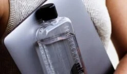 Memobottle Slim - Drinkfles - Transparant - 450ML -Waterfles Voor Buiten 1200x698 4