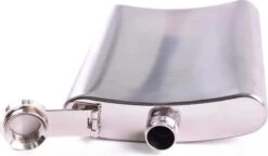 LOUZIR Premium RVS Heupfles Met Schroefdop - 200 Ml - 12x9cm -Waterfles Voor Buiten 1200x699