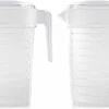 Merkloos Pakket Van 2x Stuks Kunststof Schenkkannen/waterkannen Van 2 Liter - 2000 Ml - Feest/partij/zomer -Waterfles Voor Buiten 1200x725 1