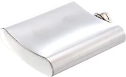 LOUZIR Premium RVS Heupfles Met Schroefdop - 200 Ml - 12x9cm -Waterfles Voor Buiten 1200x732