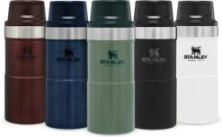 Stanley Trigger-Action Travel Mug 0.35L - Thermosfles - Hammertone Green -Waterfles Voor Buiten 1200x745 3