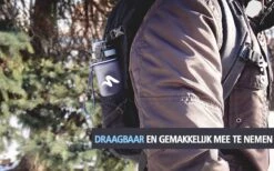 Swilix ® Drinkfles - 1 Liter - Drinkfles Met Tijdmarkering - Grijs -Waterfles Voor Buiten 1200x750 2