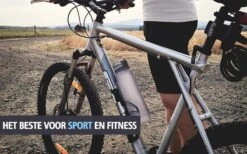 Swilix ® Drinkfles - 1 Liter - Drinkfles Met Tijdmarkering - Grijs -Waterfles Voor Buiten 1200x750 3