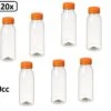 20x Flesje PET Helder 250cc Met Oranje Dop - Drink Fles Vruchten Sap Limonade Drank -Waterfles Voor Buiten 1200x752
