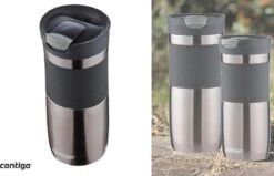 Contigo Byron Snapseal Thermosbeker - To Go - 470 Ml - Grijs -Waterfles Voor Buiten 1200x772