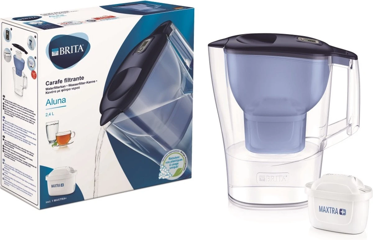 BRITA Fill&enjoy Aluna Cool Waterfilterkan - Blue 7 BRITA Fill&enjoy Aluna Cool Waterfilterkan - Blue - Afbeelding 5