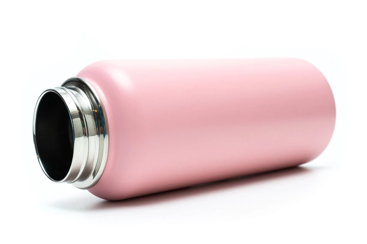 Drinkfles - Pastel Pink - 1 Liter - Extra Dop Met Rietje & Drinktuit - Waterfles Met Rietje - Isoleerfles - BPA Vrij - Lekvrij 4 Drinkfles - Pastel Pink - 1 Liter - Extra Dop Met Rietje & Drinktuit - Waterfles Met Rietje - Isoleerfles - BPA Vrij - Lekvrij - Afbeelding 2