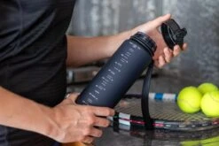 1 Liter Drinkfles - Waterfles Sport Bidon Drinkbus - 1L - Paars/Rood - King Mungo -Waterfles Voor Buiten 1200x800 100