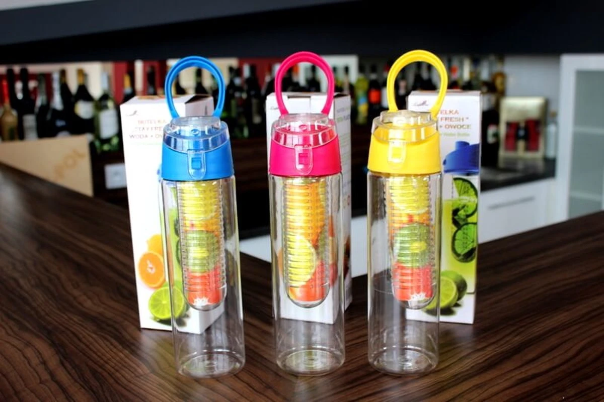 Borvat® | Waterfles Met Infuser | Fruitfilter | 800 Ml | Drinkfles | Fruitwater | Fruitbeker 4 Borvat® | Waterfles Met Infuser | Fruitfilter | 800 Ml | Drinkfles | Fruitwater | Fruitbeker - Afbeelding 2