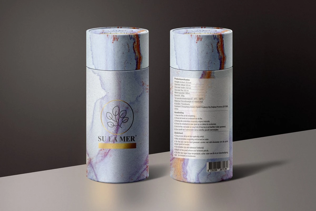 Duurzame Waterfles Met Kristal - Roségoud - Roestvrij Staal - Rozenkwarts Edelstenen - Verrijkt En Verzacht Water - Inclusief Thee/fruit Infuser - Edelstenen - 550 Ml - Waterfles - Drinkfles 13 Duurzame Waterfles Met Kristal - Roségoud - Roestvrij Staal - Rozenkwarts Edelstenen - Verrijkt En Verzacht Water - Inclusief Thee/fruit Infuser - Edelstenen - 550 Ml - Waterfles - Drinkfles - Afbeelding 11