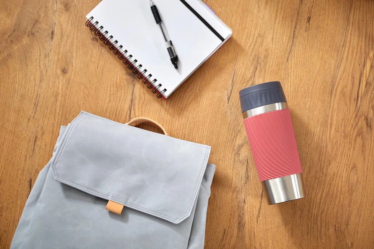 Tefal Travel Mug Easy Twist Thermobeker - Koraalrood - 0,36 Liter 14 Tefal Travel Mug Easy Twist Thermobeker - Koraalrood - 0,36 Liter - Afbeelding 12