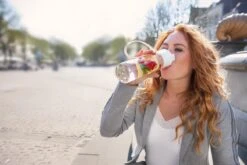 Mepal – Drinkfles JustWater – 500 Ml – Nordic Green – Waterfles – Drinkt Als Een Glas – Lekvrij -Waterfles Voor Buiten 1200x800 88