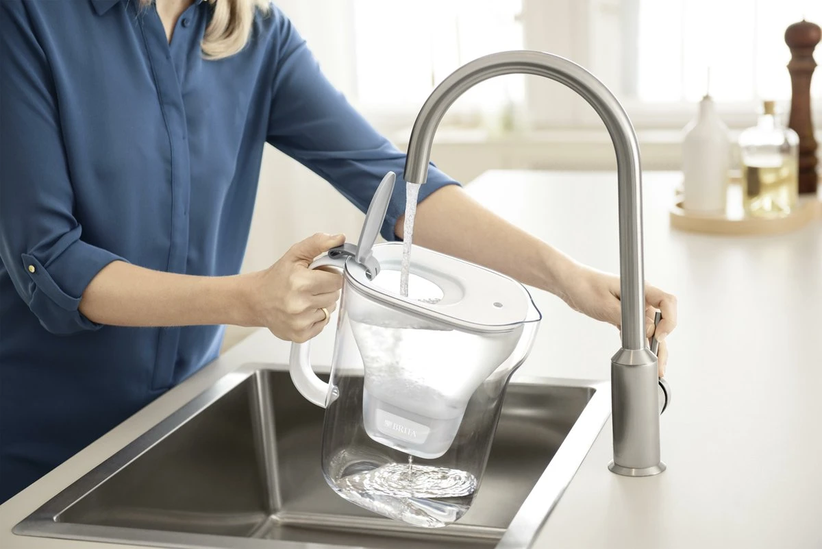 BRITA - Waterfilterkan Style XL - Grijs - 3,5L 7 BRITA - Waterfilterkan Style XL - Grijs - 3,5L - Afbeelding 5