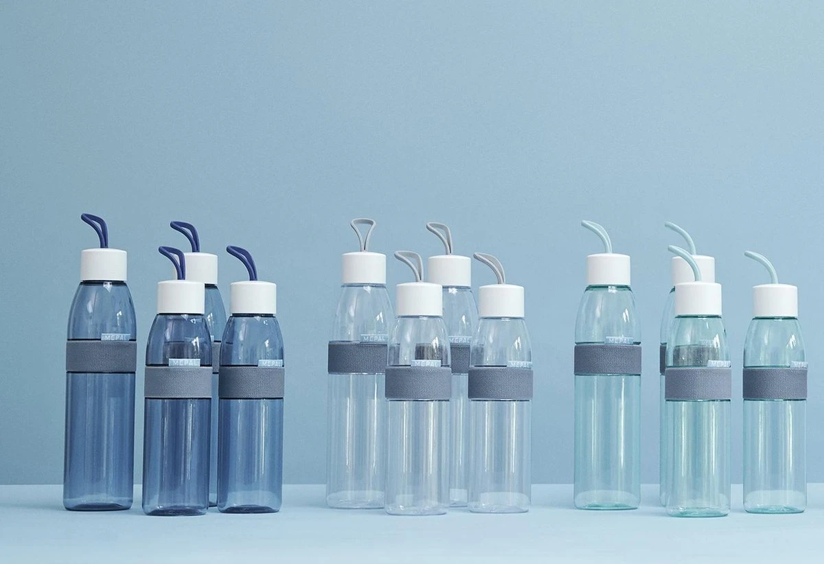 Mepal – Waterfles Ellipse – 500 Ml – Nordic Denim – Drinkfles Volwassenen – Geschikt Voor Koolzuurhoudende Dranken – Lekvrij 4 Mepal – Waterfles Ellipse – 500 Ml – Nordic Denim – Drinkfles Volwassenen – Geschikt Voor Koolzuurhoudende Dranken – Lekvrij - Afbeelding 2