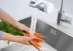 BRITA On Tap Faucet Filtration System - Uitstekend Smakend Gefilterd Water - Inclusief 1 BRITA ON TAP Kraanfilter - 600 Liter Water Gefilterd Per Patroon - Witte Kleur -Waterfles Voor Buiten 1200x839 2