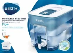 BRITA - Waterfilterkan Flow Cool - Blauw - 8,2L -Waterfles Voor Buiten 1200x876