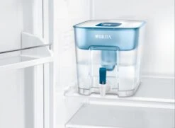 BRITA - Waterfilterkan - Flow Cool - Blauw - 8,2L + 12 Pack MAXTRA+ Waterfilterpatronen - Voordeelverpakking -Waterfles Voor Buiten 1200x877 1
