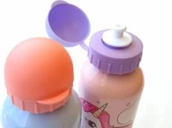 Drinkfles 2 Stuks Unicorn | Drinkflessen Eenhoorn Aluminium Kinderen | 500ml DB02 -Waterfles Voor Buiten 1200x892