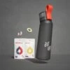 Air Up Drinkfles Starterskit - Dark Black - Inclusief 2 Pods - Starterskit - Hydraterend - Air Up Fles - Geurwater - Vegan - Bio 1 Air Up Drinkfles Starterskit - Dark Black - Inclusief 2 Pods - Starterskit - Hydraterend - Air Up Fles - Geurwater - Vegan - Bio -Waterfles Voor Buiten 1200x896