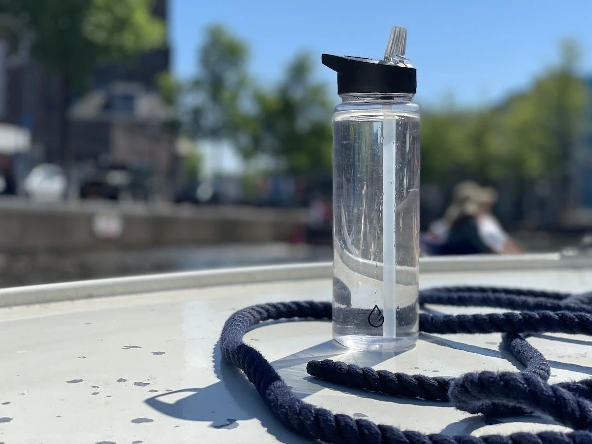 Wattamula Milieuvriendelijke Waterfles Met Rietje - 700 ML - Transparant - Drinkfles 4 Wattamula Milieuvriendelijke Waterfles Met Rietje - 700 ML - Transparant - Drinkfles - Afbeelding 2