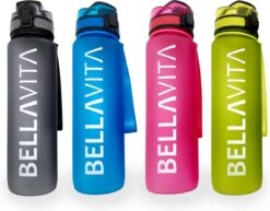 BELLAVITA Drinkfles - Turquoise - Cyaan - Waterfles - Drinkfles Volwassenen - Drinkfles Kinderen - Drinkfles 1 Liter - Fles - 1 Liter - 1000ml - Tritan - Fruitfilter- BPA-vrij - 100% Lekvrij -Waterfles Voor Buiten 1200x936 3