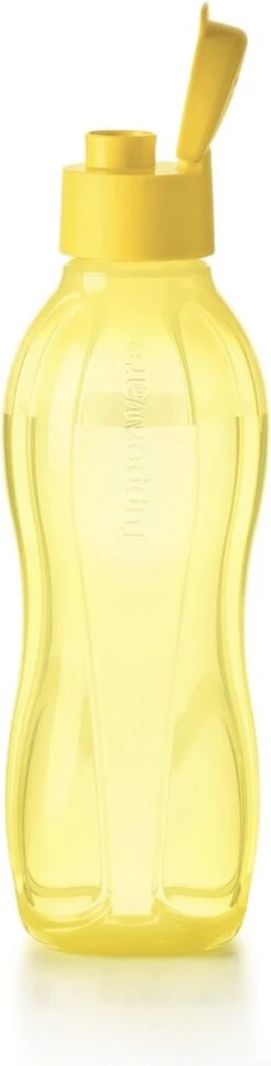 Tupperware Ecofles 750ml Geel