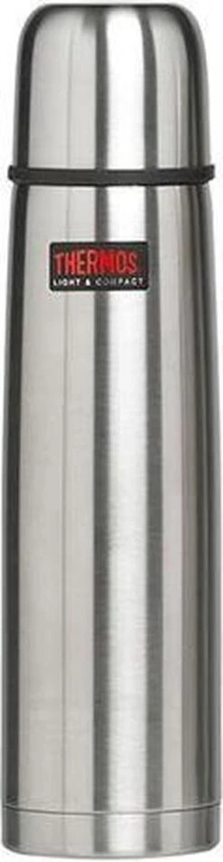 Thermos Isoleerfles - Thermax - 1 Liter - Zilver -Waterfles Voor Buiten 311x1200