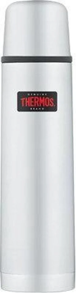 Thermos Isoleerfles - Thermax - 1 Liter - Zilver -Waterfles Voor Buiten 313x1200