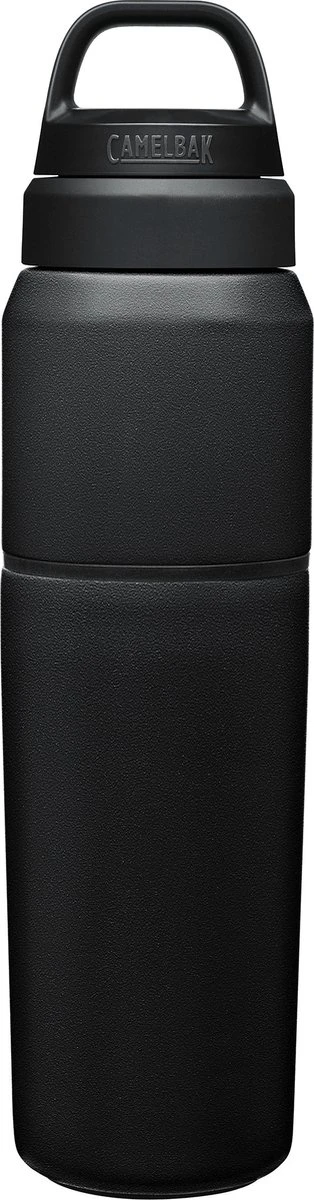 CamelBak Multibev Vacuum SS - Waterfles Met Afneembare Koffie / Theebeker - 650 Ml + 500 Ml - Zwart / Zwart (Black/Black) 14 CamelBak Multibev Vacuum SS - Waterfles Met Afneembare Koffie / Theebeker - 650 Ml + 500 Ml - Zwart / Zwart (Black/Black) - Afbeelding 12