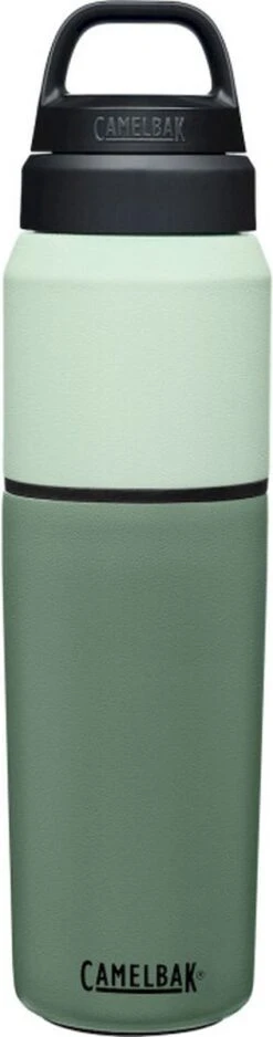 CamelBak Multibev Vacuum SS - Waterfles Met Afneembare Koffie / Theebeker - 650 Ml + 500 Ml - Groen / Mint (Moss / Mint) -Waterfles Voor Buiten 316x1200 2