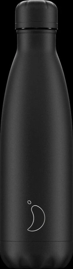 Chilly's 500 Ml Fles All Black 500 Ml -Waterfles Voor Buiten 327x1200 3