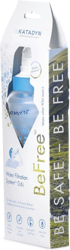 Katadyn BeFree Waterfilter Blauw/transparant - Polyester - Snel Resultaat - Handig In Gebruik -Waterfles Voor Buiten 339x1200