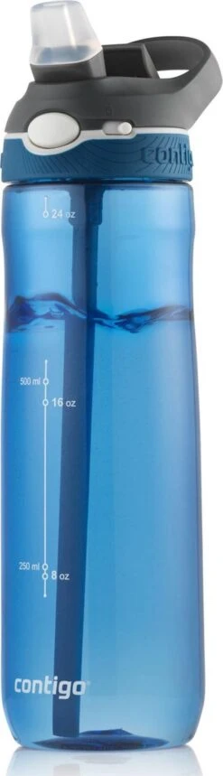 Contigo Ashland Drinkfles - Monaco Blue - 720ml -Waterfles Voor Buiten 345x1200