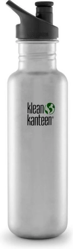 Klean Kanteen Classic Drinkfles Sportcap - Brushed Stainless - 800 Ml -Waterfles Voor Buiten 355x1200 4