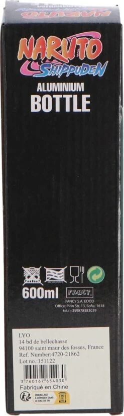 Drinkfles Naruto -Team-Aluminium-600ML -Waterfles Voor Buiten 359x1200 4