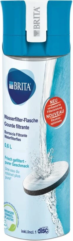 BRITA - Waterfilterfles VITAL - 0,6L - Blauw - Inclusief 1 MicroDisc Waterfilter -Waterfles Voor Buiten 366x1200 1