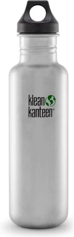 Klean Kanteen Classic Drinkfles Sportcap - Brushed Stainless - 800 Ml -Waterfles Voor Buiten 375x1200 1