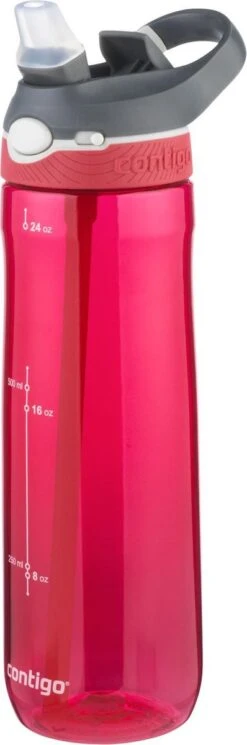 Contigo Ashland Drinkfles - Red Grey - 720ml -Waterfles Voor Buiten 398x1200