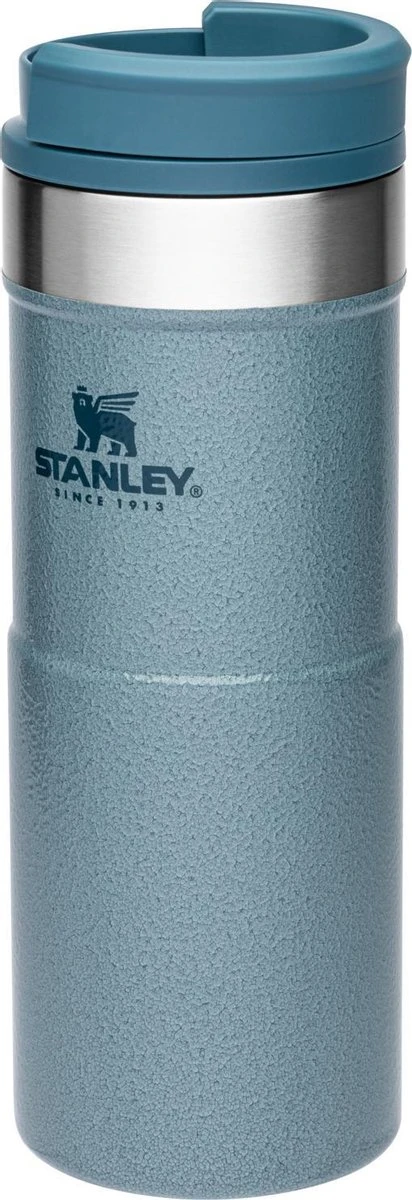 Stanley The NeverLeak™ Travel Mug 0,47L NEW - Thermosfles - Hammertone Ice 8 Stanley The NeverLeak™ Travel Mug 0,47L NEW - Thermosfles - Hammertone Ice - Afbeelding 6